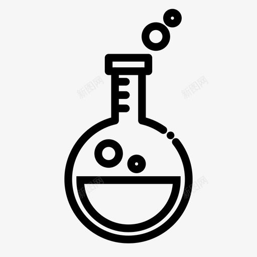 圆底烧瓶烧杯药图标svg_新图网 https://ixintu.com 圆底烧瓶 烧杯 药
