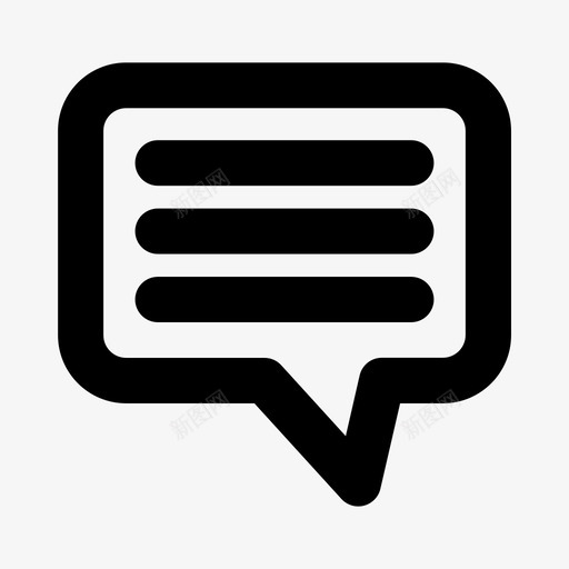 演讲泡泡交流聊天图标svg_新图网 https://ixintu.com 交流 演讲泡泡 聊天