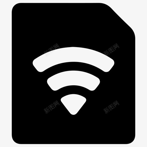 WIFI电话卡svg_新图网 https://ixintu.com WIFI电话卡 电话卡