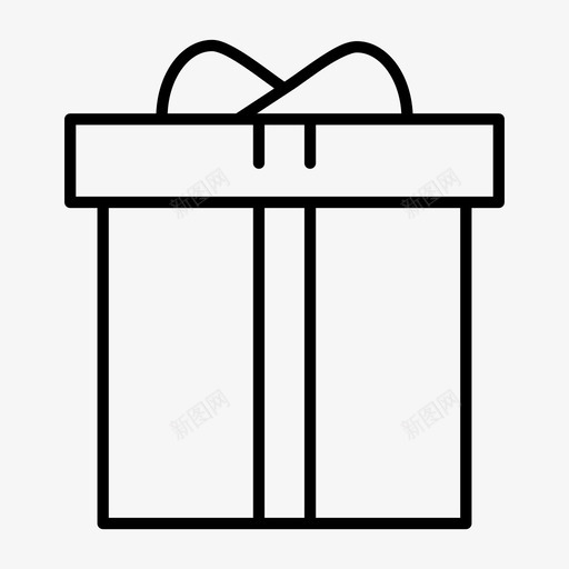 礼物生日礼物礼盒图标svg_新图网 https://ixintu.com 生日礼物 礼物 礼盒