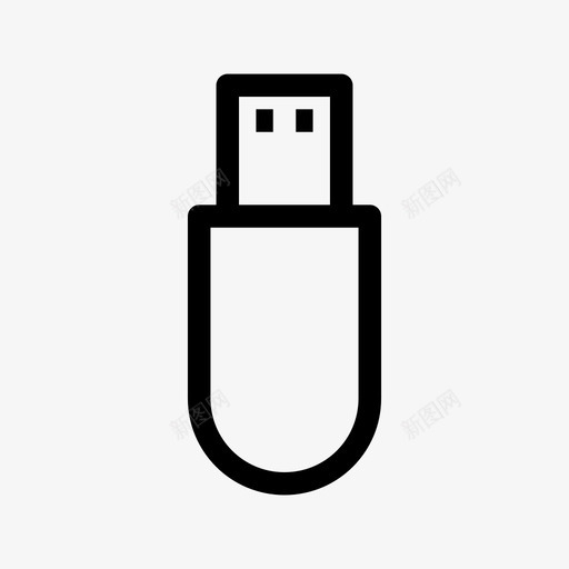 U盘数据卡加密狗图标svg_新图网 https://ixintu.com U盘 加密狗 数据卡