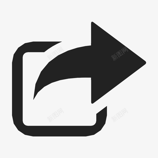箭头共享导出链接图标svg_新图网 https://ixintu.com 导出 箭头共享 链接