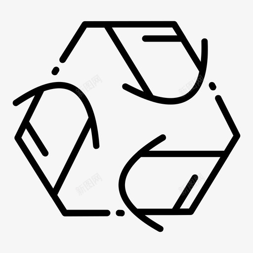 循环利用生态自然生态薄图标svg_新图网 https://ixintu.com 循环利用 生态 自然生态薄