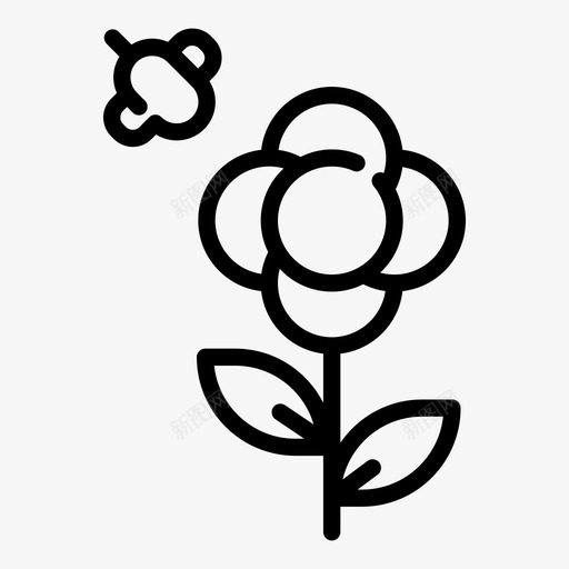 花养蜂蜜蜂图标svg_新图网 https://ixintu.com 养蜂 花 蜂蜜 蜜蜂