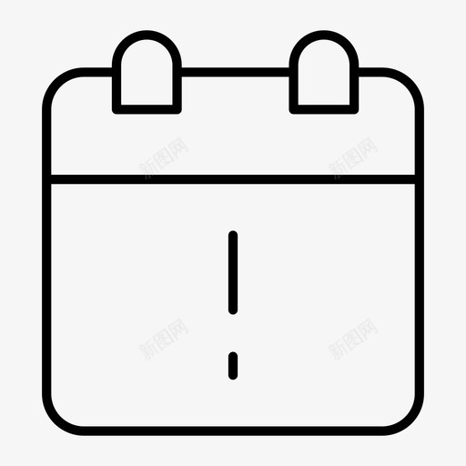 日历日期感叹号图标svg_新图网 https://ixintu.com 感叹号 日历 日期