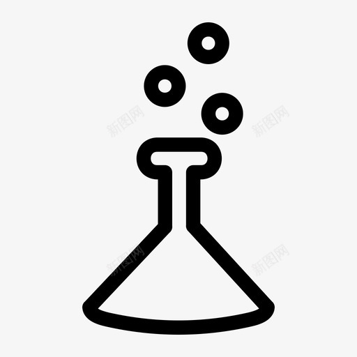 科学烧杯化学图标svg_新图网 https://ixintu.com 化学 实验室 烧杯 烧瓶 科学