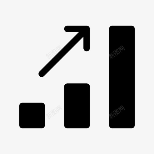 增长条形图统计数据图标svg_新图网 https://ixintu.com 增长 条形图 统计数据 高级服务ios优化
