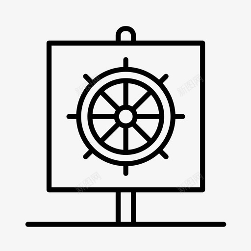 港口海事航海图标svg_新图网 https://ixintu.com 水手 海事 海军 港口 航海