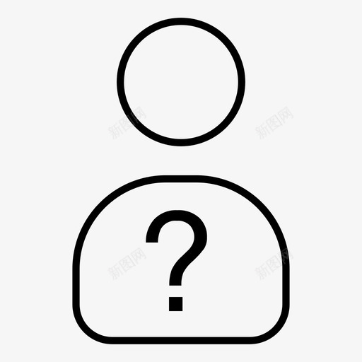用户未知阿凡达简介问题图标svg_新图网 https://ixintu.com 用户未知 简介问题 阿凡达