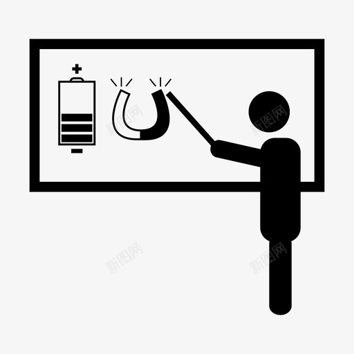 物理教育课程图标svg_新图网 https://ixintu.com 学习 教学 教育 物理 课程