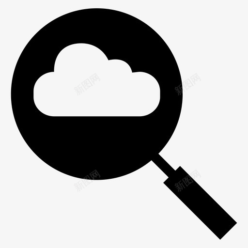 云搜索查找互联网技术图标svg_新图网 https://ixintu.com 云搜索 互联网技术 数据分析数据存储字形图标 查找 视觉