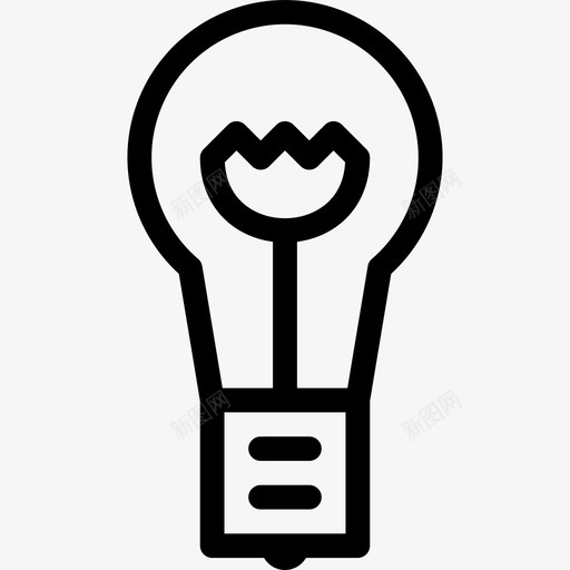 创意灯泡科技我的教室图标svg_新图网 https://ixintu.com 创意灯泡 我的教室 科技