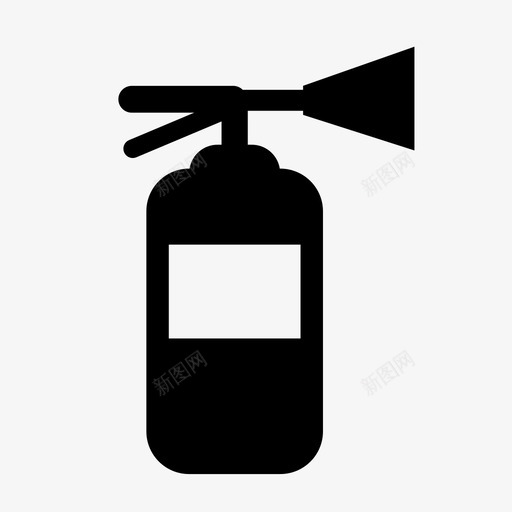 灭火器化学品应急图标svg_新图网 https://ixintu.com 化学品 安全 应急 灭火器