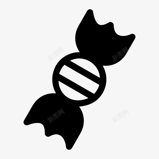 糖果甜食包装纸图标svg_新图网 https://ixintu.com 包装纸 甜食 糖果