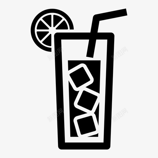 鸡尾酒杯酒精酒吧图标svg_新图网 https://ixintu.com 酒吧 酒精 饮料 鸡尾酒杯