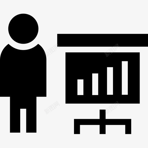 分析师会计分析人员图标svg_新图网 https://ixintu.com 会计 分析人员 分析师 研究员 讨论字形图标
