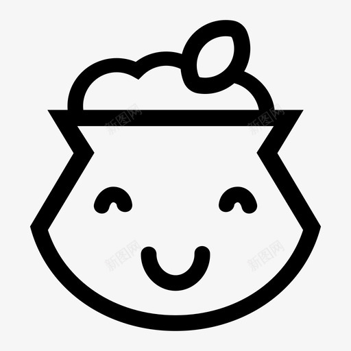 微笑biryani锅菜印度菜图标svg_新图网 https://ixintu.com 印度菜 微笑 微笑biryani锅 普拉奥 米饭 菜