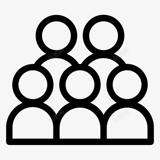 组用户组图标svg_新图网 https://ixintu.com 用户组 组