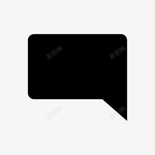 语音气泡用户界面图标svg_新图网 https://ixintu.com 用户界面 语音气泡