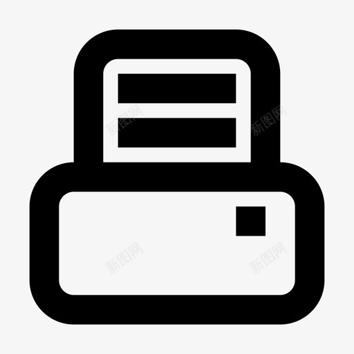 打印机技术媒体硬件材料图标svg_新图网 https://ixintu.com 媒体硬件材料图标 打印机 技术
