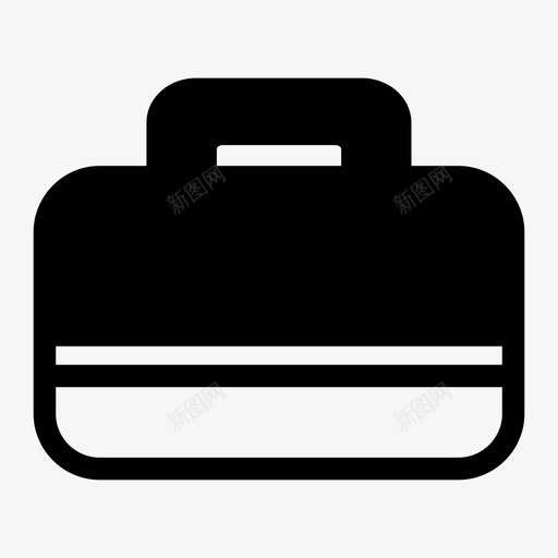 手提箱公文包商务旅行箱图标svg_新图网 https://ixintu.com 公文包 办公室 商务旅行箱 工作箱 手提箱