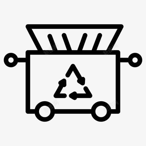 倾倒垃圾清洁图标svg_新图网 https://ixintu.com 倾倒 垃圾 清洁