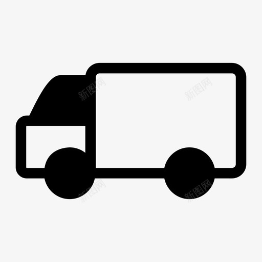 卡车货车皮卡车图标svg_新图网 https://ixintu.com 卡车 皮卡车 货车