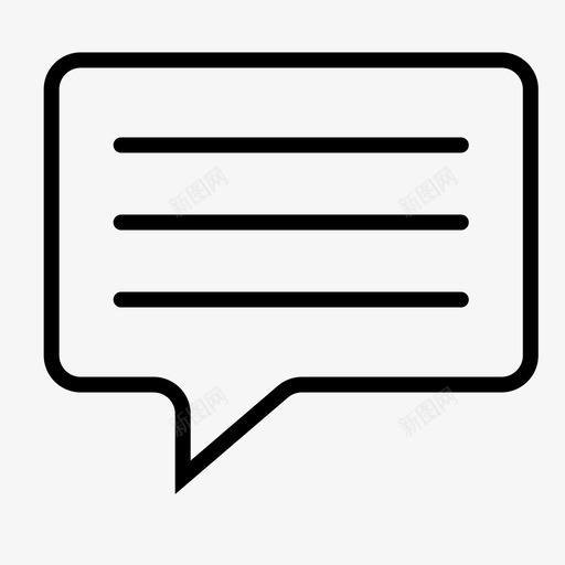 对话框3svg_新图网 https://ixintu.com 对话框3