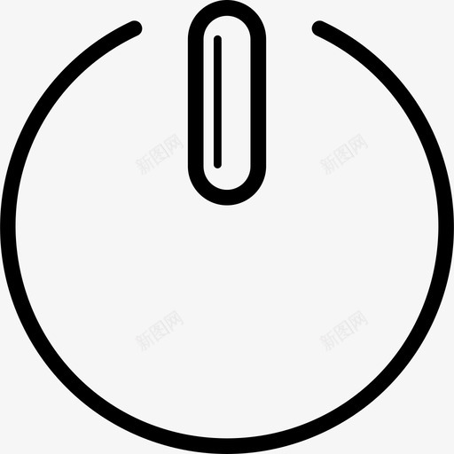 电源按钮地图和旗帜优雅的界面图标svg_新图网 https://ixintu.com 优雅的界面 地图和旗帜 电源按钮