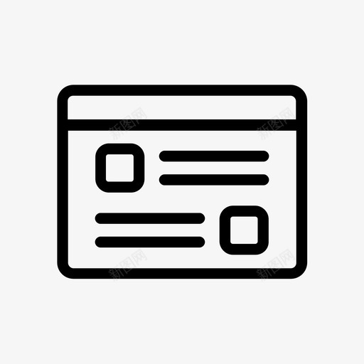 网站布局网页布局用户界面图标svg_新图网 https://ixintu.com 用户界面 网站布局 网页布局