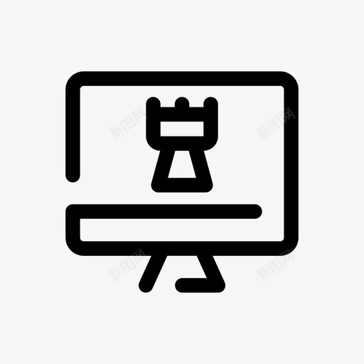 在线策略国际象棋市场营销图标svg_新图网 https://ixintu.com 国际象棋 在线策略 市场营销 杂七杂八提纲 网络