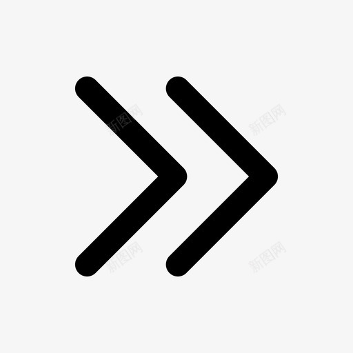 公用-双箭头-右svg_新图网 https://ixintu.com 公用-双箭头-右