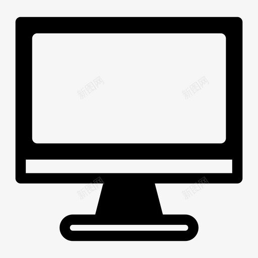 电脑台式机imac图标svg_新图网 https://ixintu.com imac 台式机 屏幕 技术 显示器 电脑