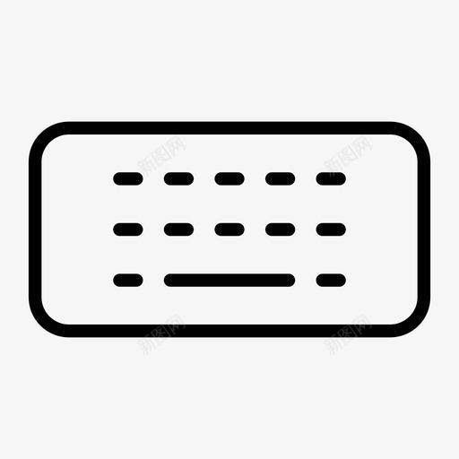 键盘-01svg_新图网 https://ixintu.com 键盘-01