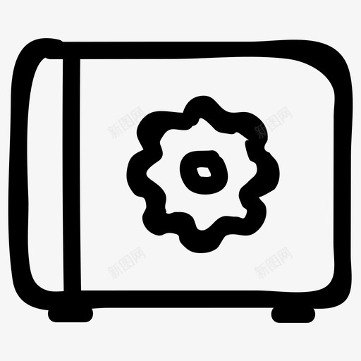 保险箱储物柜保护图标svg_新图网 https://ixintu.com 保护 保险库 保险箱 储物柜 安全 安全手绘图标第1卷