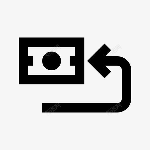 现金返还付款退货图标svg_新图网 https://ixintu.com 付款 最佳质量的webgrid 现金返还 退货