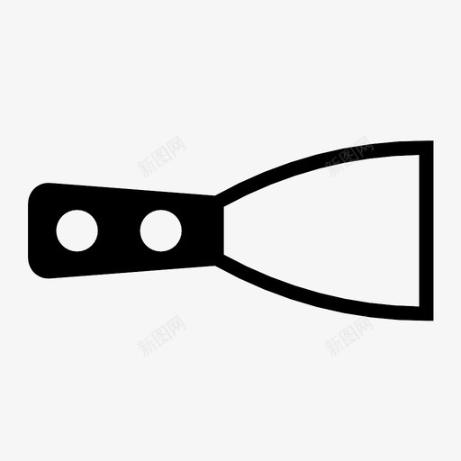 刮刀清洁手动图标svg_新图网 https://ixintu.com 刮刀 工具 手动 清洁