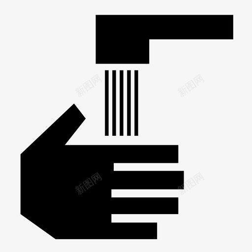 洗浴室清洁图标svg_新图网 https://ixintu.com 手 水 水槽 洗 浴室 清洁