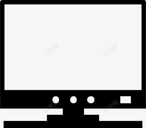 电视视听电影图标svg_新图网 https://ixintu.com 娱乐 电影 电视 监视器 视听
