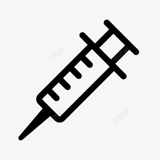 针筒_linesvg_新图网 https://ixintu.com 针筒_line