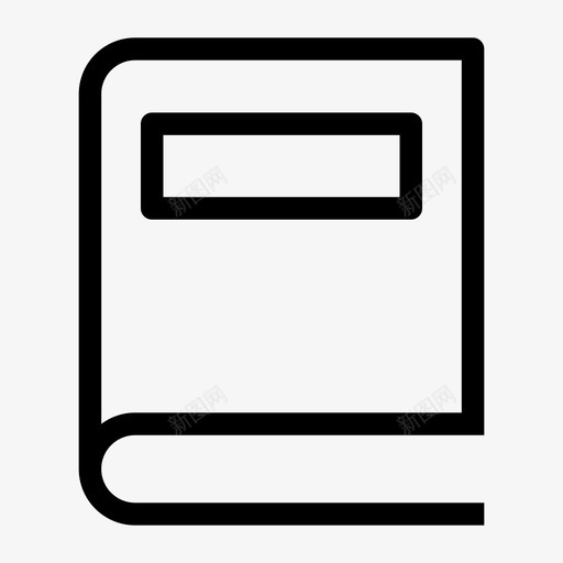 书课本图标svg_新图网 https://ixintu.com 书 课本