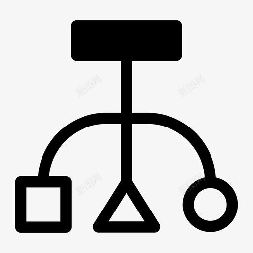 站点地图图表流程图图标svg_新图网 https://ixintu.com 图表 工作流 流程图 站点地图
