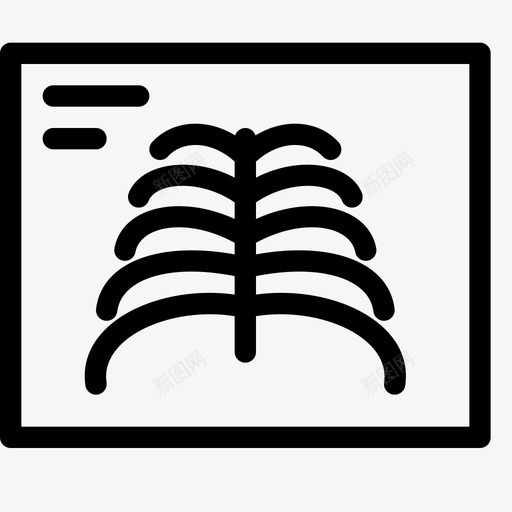 X光健康医院图标svg_新图网 https://ixintu.com X光 健康 医学 医院 平面轮廓健康医学