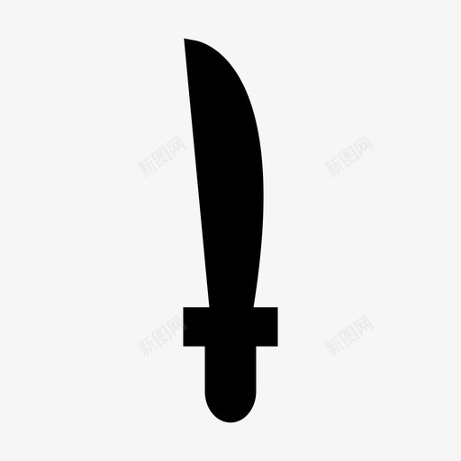 弯刀剑战争图标svg_新图网 https://ixintu.com 剑 弯刀 战争 武器