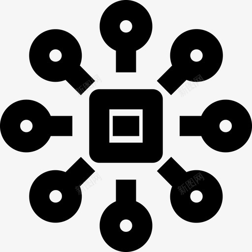 销售渠道图标svg_新图网 https://ixintu.com 销售渠道