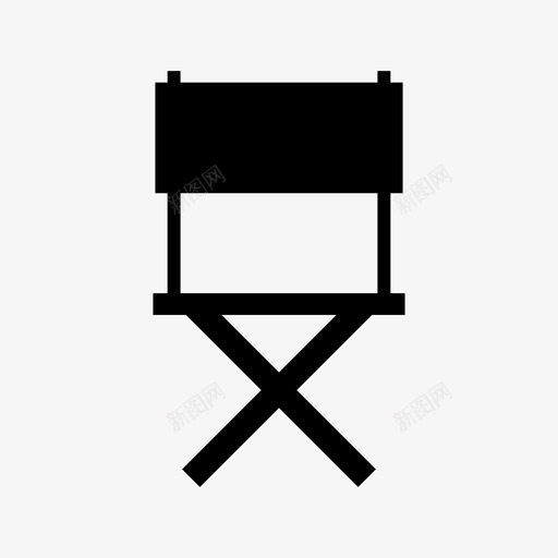导演席动作电影图标svg_新图网 https://ixintu.com 制作 动作 导演席 电影 视频