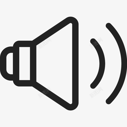 打开音量打开扬声器打开语音图标svg_新图网 https://ixintu.com 打开扬声器 打开语音 打开音量
