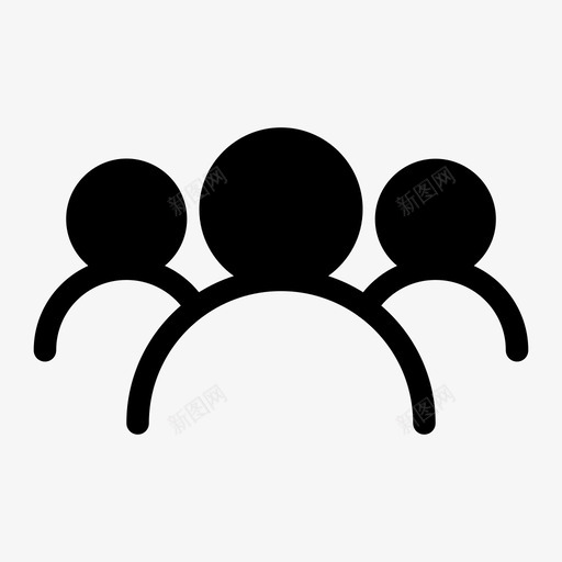 组配置文件用户图标svg_新图网 https://ixintu.com 用户 用户配置文件 组 配置文件