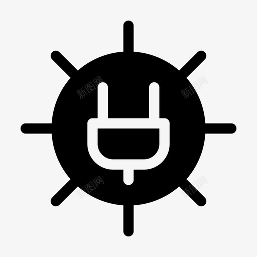 太阳能生态ios优化图标svg_新图网 https://ixintu.com 太阳能 生态ios优化