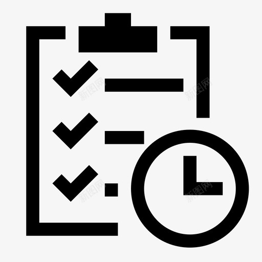 计划任务svg_新图网 https://ixintu.com 计划任务
